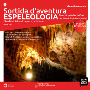 Sortida d'aventura Espeleologia